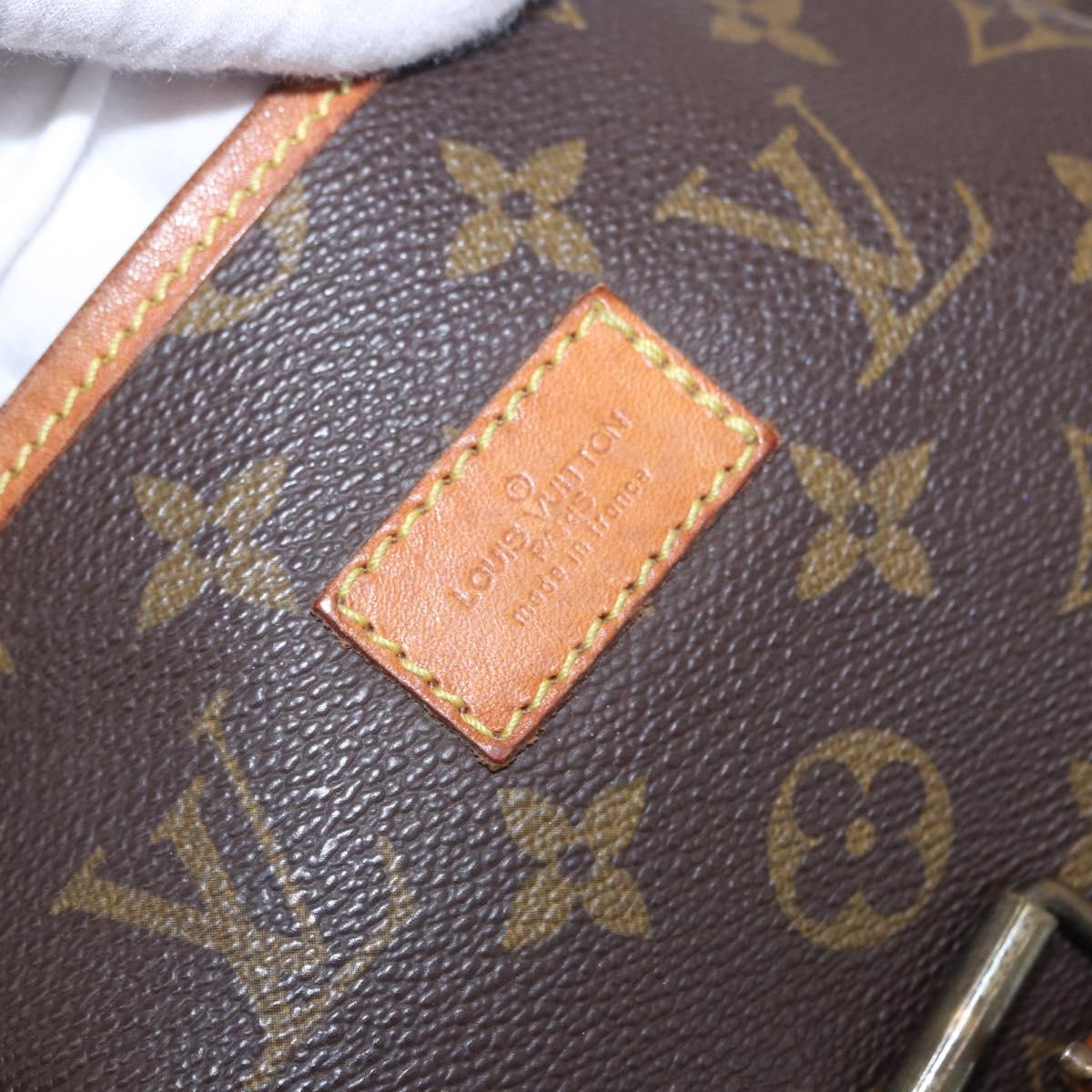 LOUIS VUITTON Monogram Saumur 35 Shoulder Bag M42254 LV Auth BA055