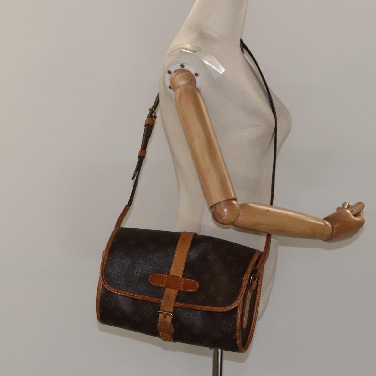 LOUIS VUITTON Monogram Marne Shoulder Bag M51369 LV Auth BA062