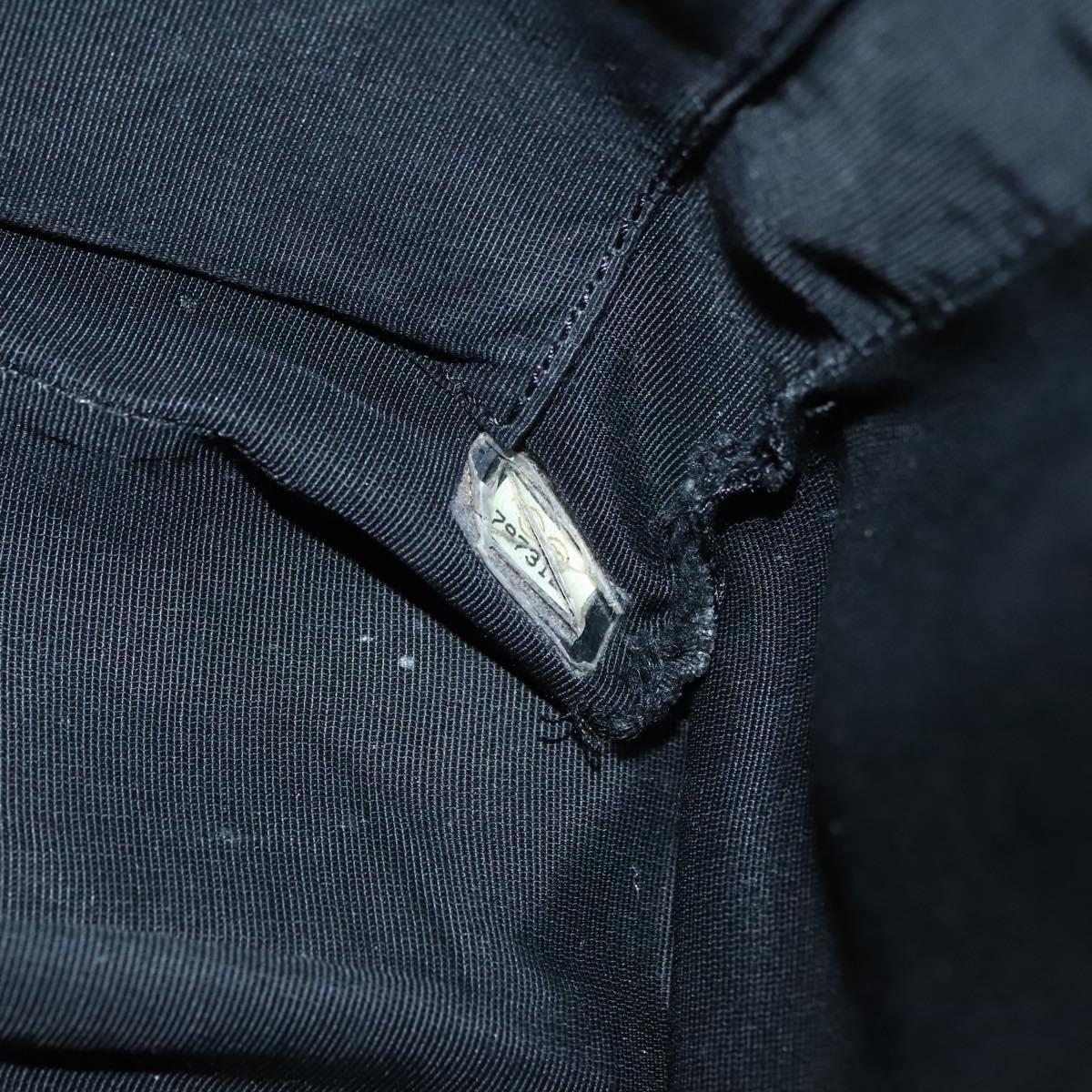 CHANEL Matelasse Chain Shoulder Bag Caviar Skin Black Gold CC Auth BA096