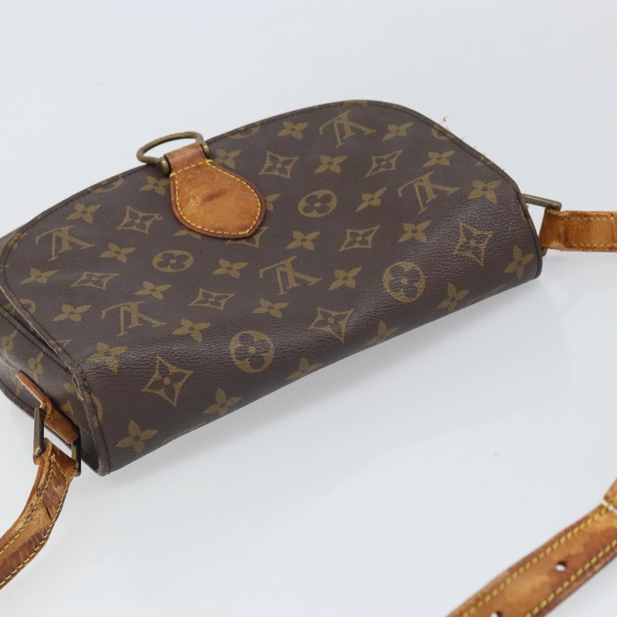 LOUIS VUITTON Monogram Saint Cloud GM Shoulder Bag M51242 LV Auth BA10000