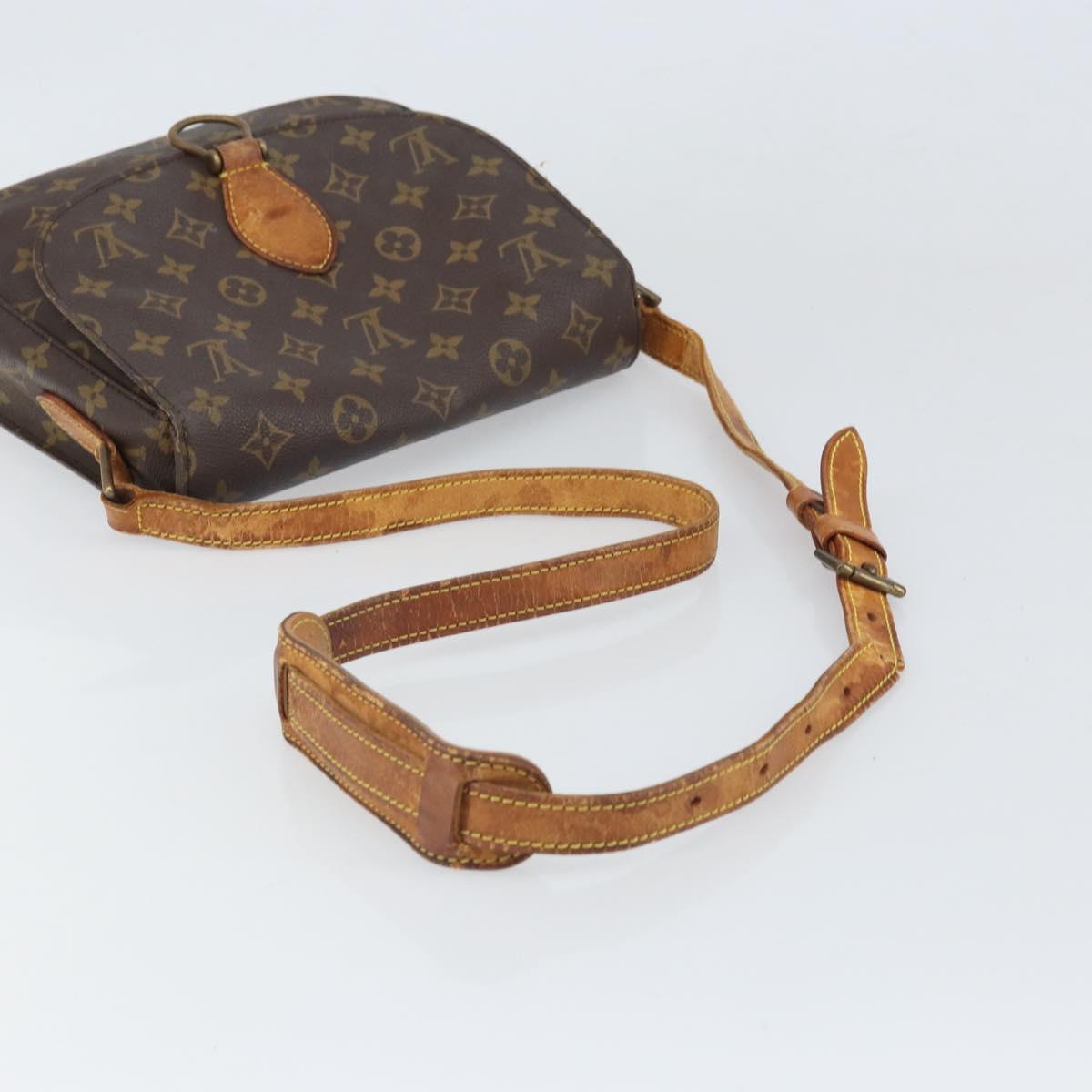 LOUIS VUITTON Monogram Saint Cloud GM Shoulder Bag M51242 LV Auth BA10000