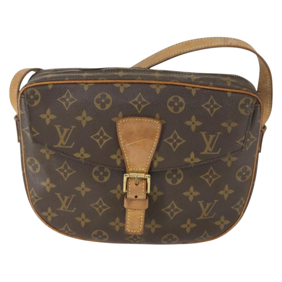 LOUIS VUITTON Monogram Jeune Fille GM Shoulder Bag M51225 LV Auth BA10003