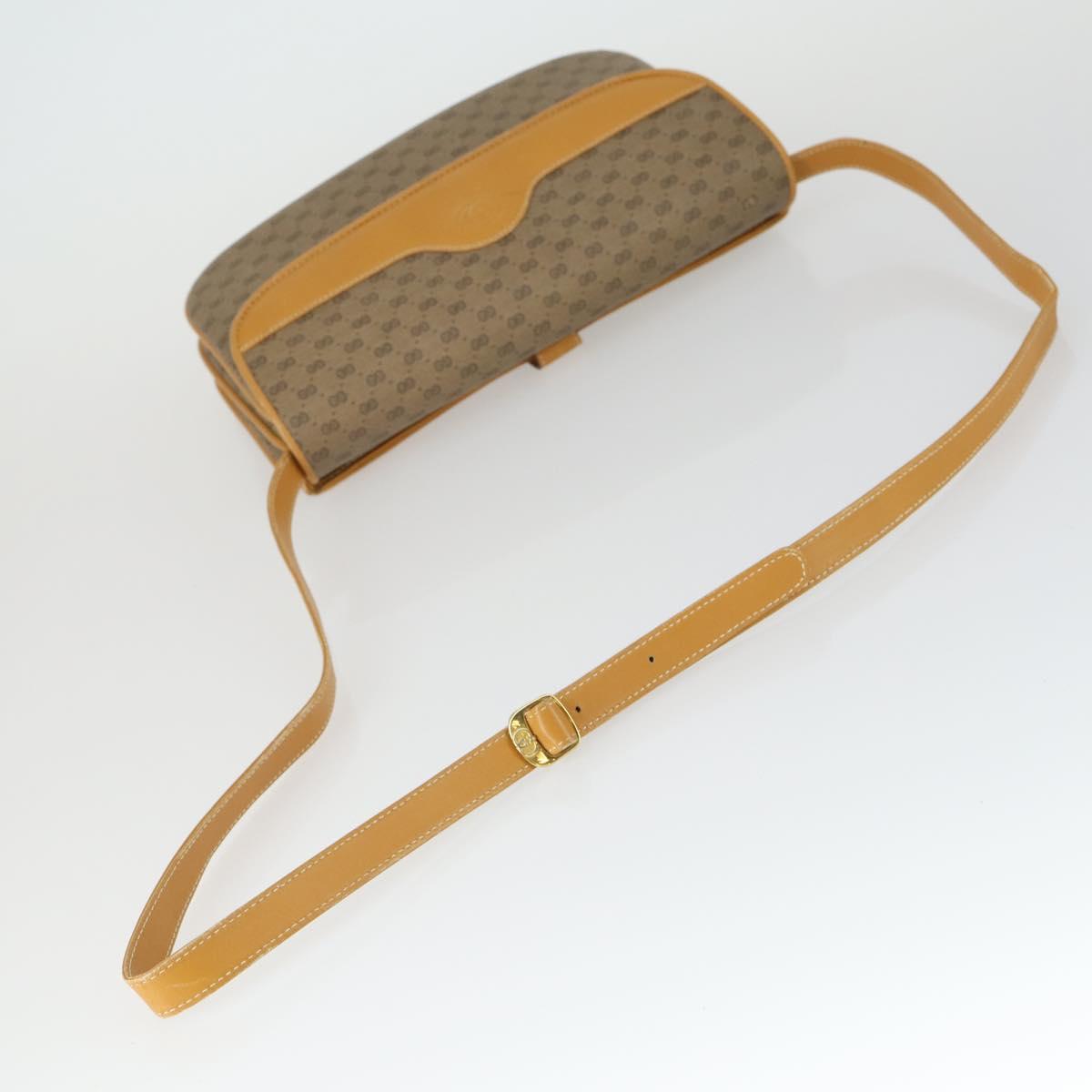 GUCCI Micro GG Supreme Shoulder Bag PVC Beige Gold 004 106 0024 Auth BA10006