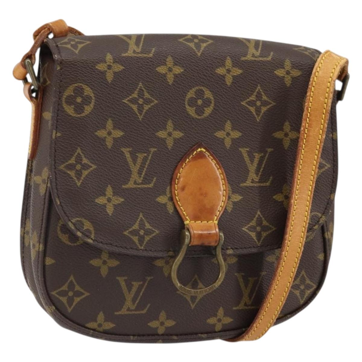 LOUIS VUITTON Monogram Saint Cloud MM Shoulder Bag M51243 LV Auth BA10013
