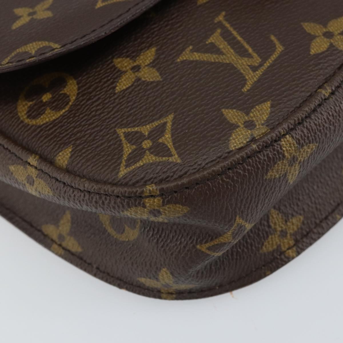 LOUIS VUITTON Monogram Saint Cloud MM Shoulder Bag M51243 LV Auth BA10013