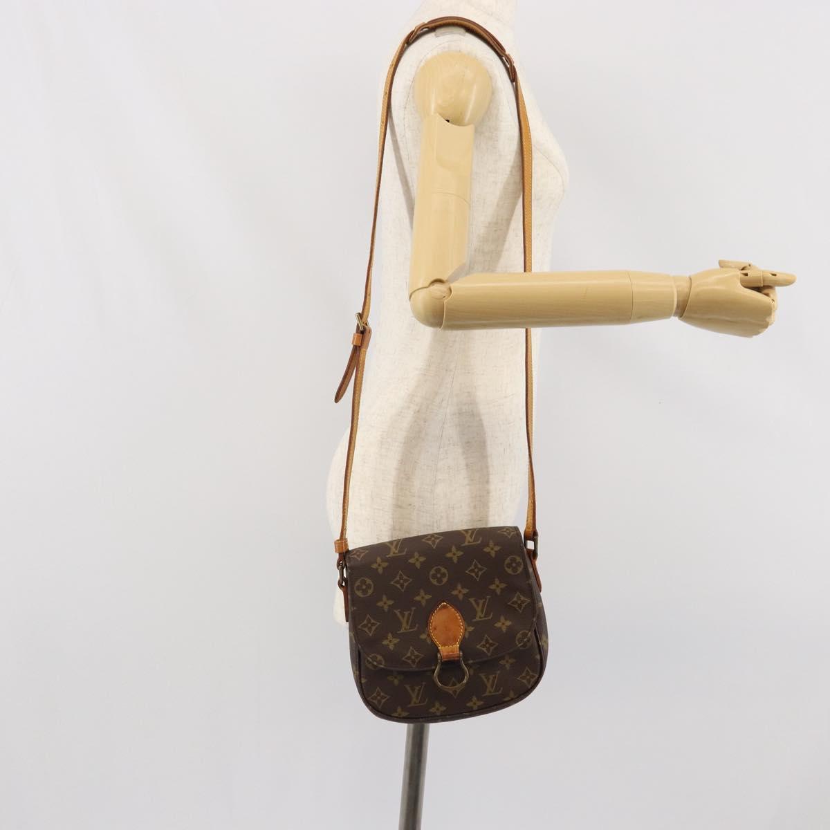 LOUIS VUITTON Monogram Saint Cloud MM Shoulder Bag M51243 LV Auth BA10013