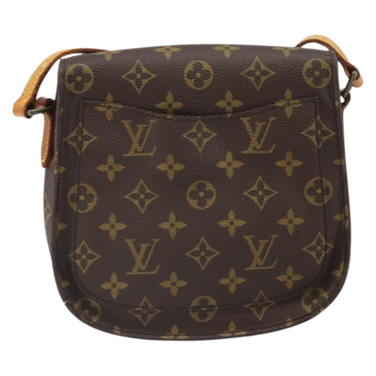 LOUIS VUITTON Monogram Saint Cloud MM Shoulder Bag M51243 LV Auth BA10013
