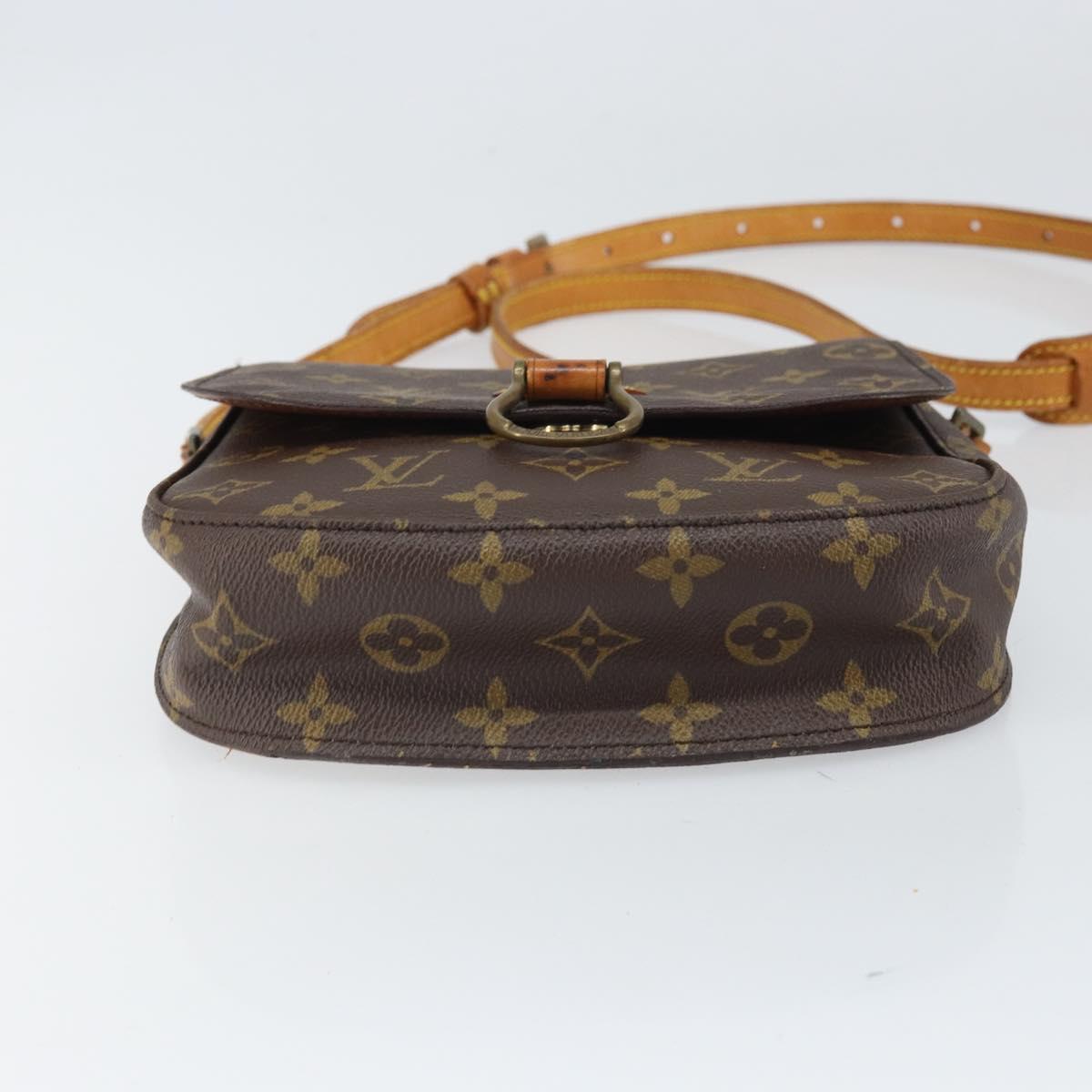 LOUIS VUITTON Monogram Saint Cloud MM Shoulder Bag M51243 LV Auth BA10013