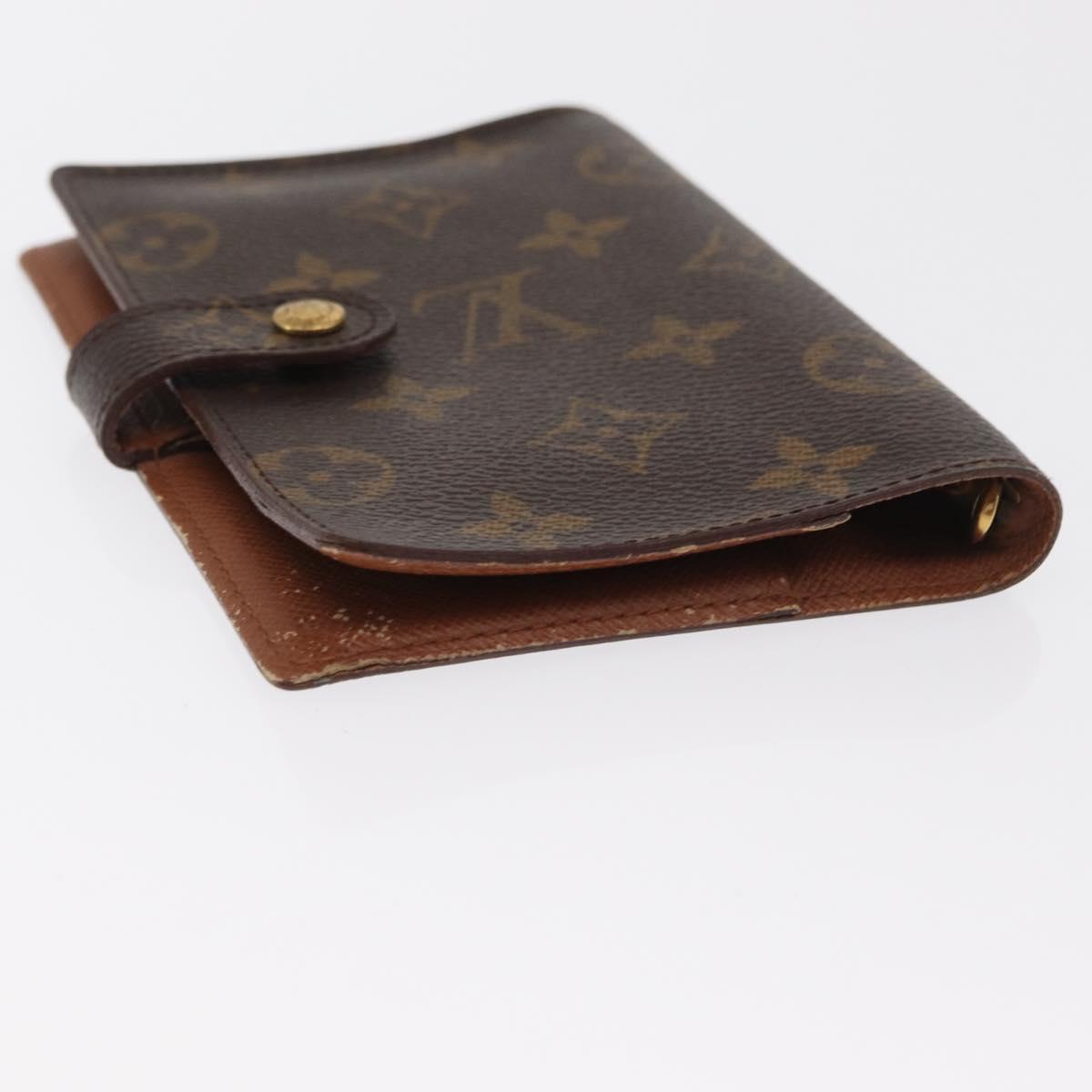 LOUIS VUITTON Monogram Agenda PM Day Planner Cover R20005 LV Auth BA10026