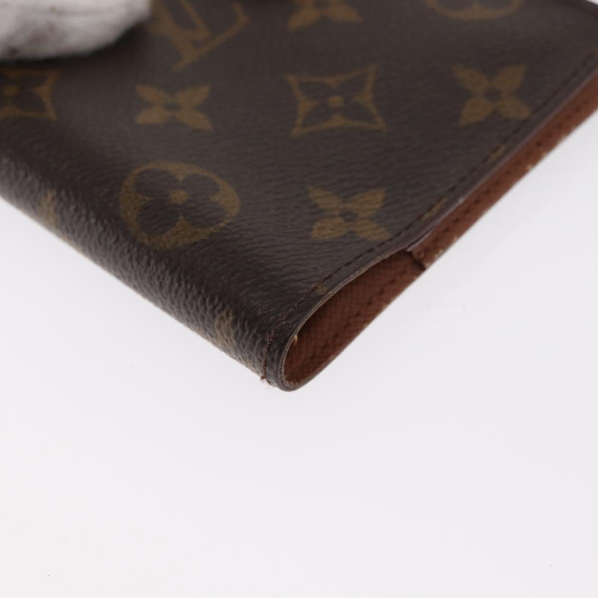LOUIS VUITTON Monogram Agenda PM Day Planner Cover R20005 LV Auth BA10026