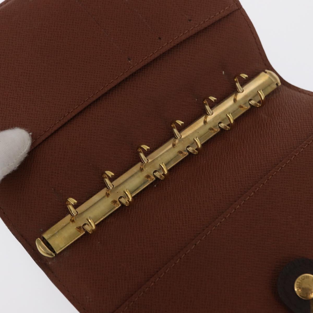 LOUIS VUITTON Monogram Agenda PM Day Planner Cover R20005 LV Auth BA10027