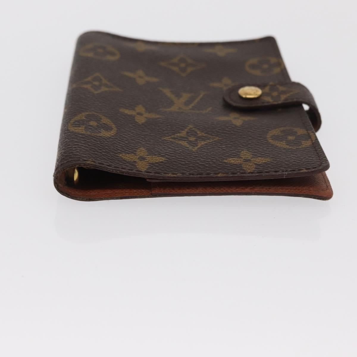 LOUIS VUITTON Monogram Agenda PM Day Planner Cover R20005 LV Auth BA10027