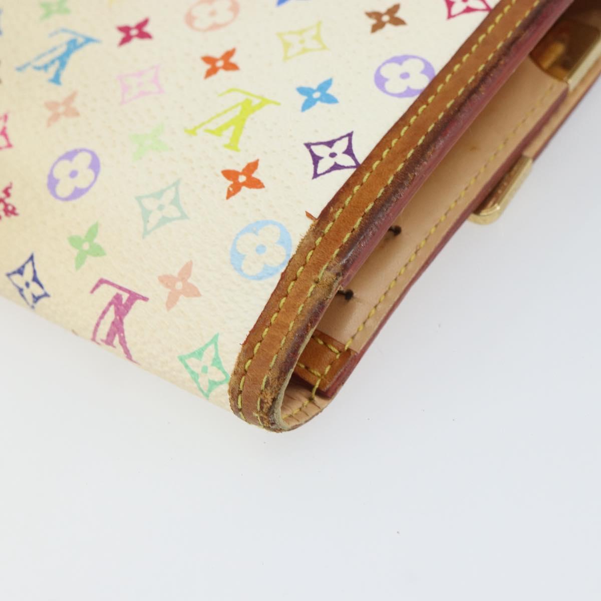 LOUIS VUITTON Multicolor Porte Tresor International Wallet M92659 Auth BA10030