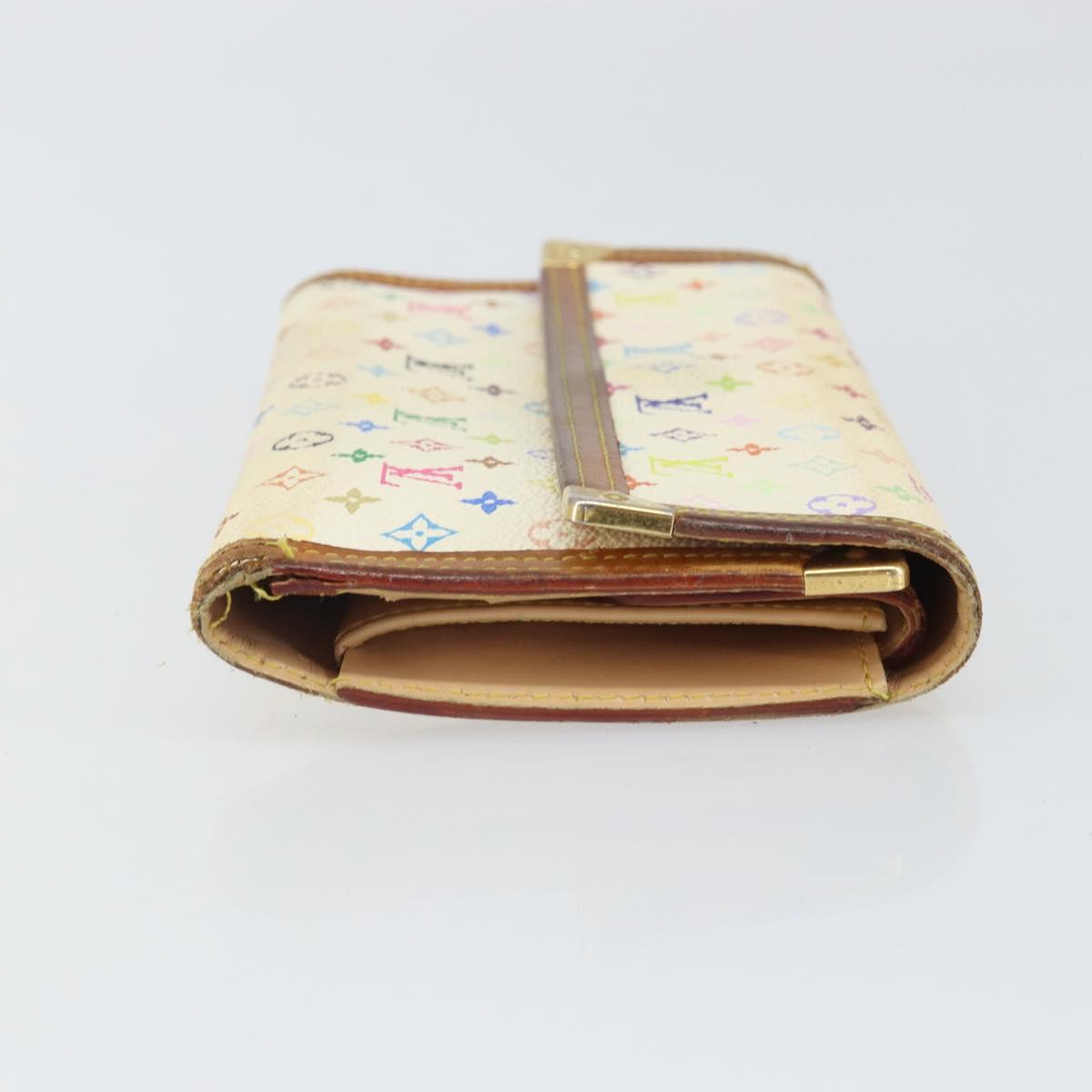 LOUIS VUITTON Multicolor Porte Tresor International Wallet M92659 Auth BA10030