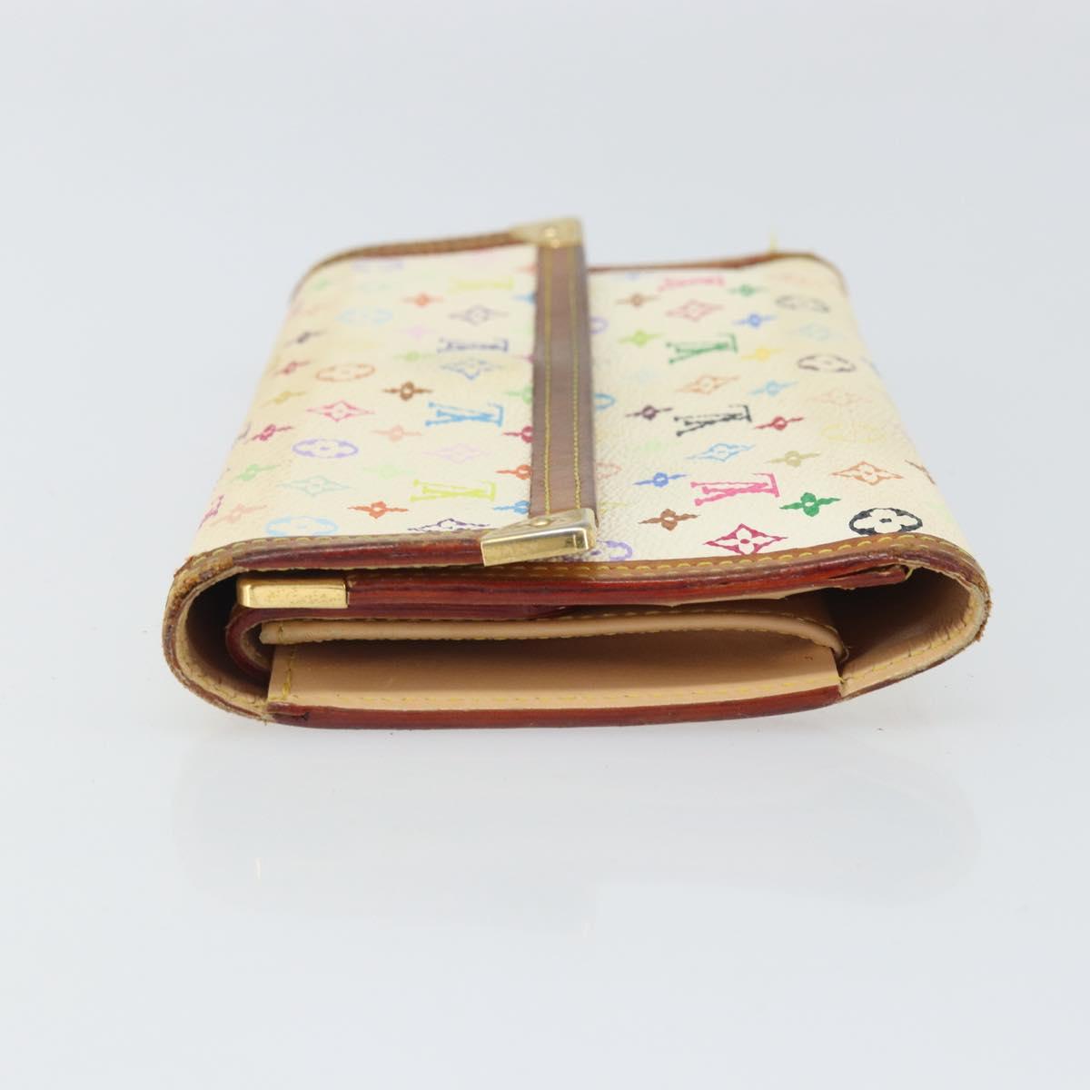 LOUIS VUITTON Multicolor Porte Tresor International Wallet M92659 Auth BA10030