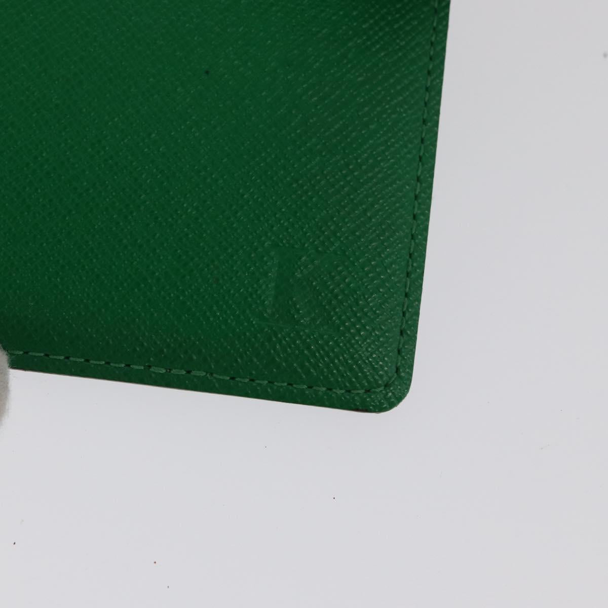 LOUIS VUITTON Yayoi Kusama Agenda PM Day Planner Cover Green R21133 Auth BA10034