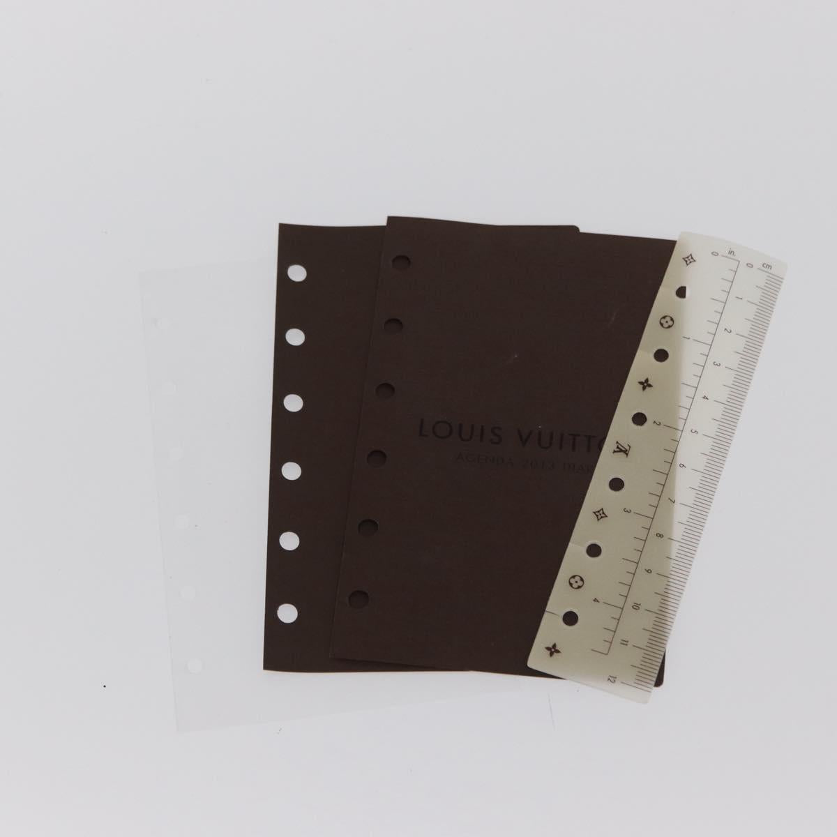 LOUIS VUITTON Yayoi Kusama Agenda PM Day Planner Cover Green R21133 Auth BA10034