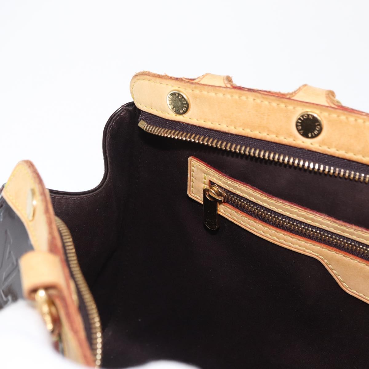 LOUIS VUITTON Monogram Vernis Blair MM Bag 2way Amarante M91619 LV Auth BA10041