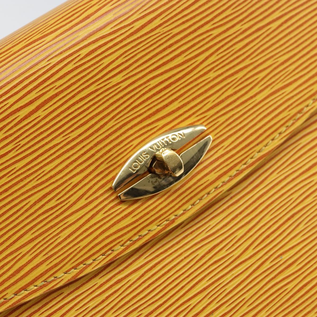 LOUIS VUITTON Epi Malesherbes Bag Tassili Yellow Jonne M52379 LV Auth BA10048