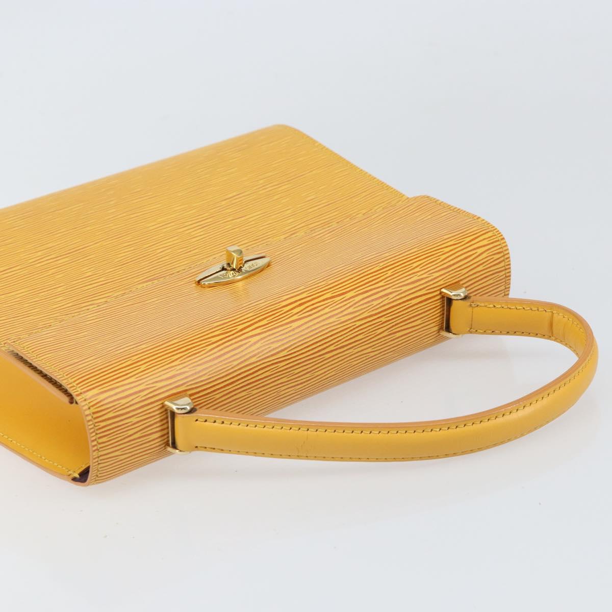 LOUIS VUITTON Epi Malesherbes Bag Tassili Yellow Jonne M52379 LV Auth BA10048