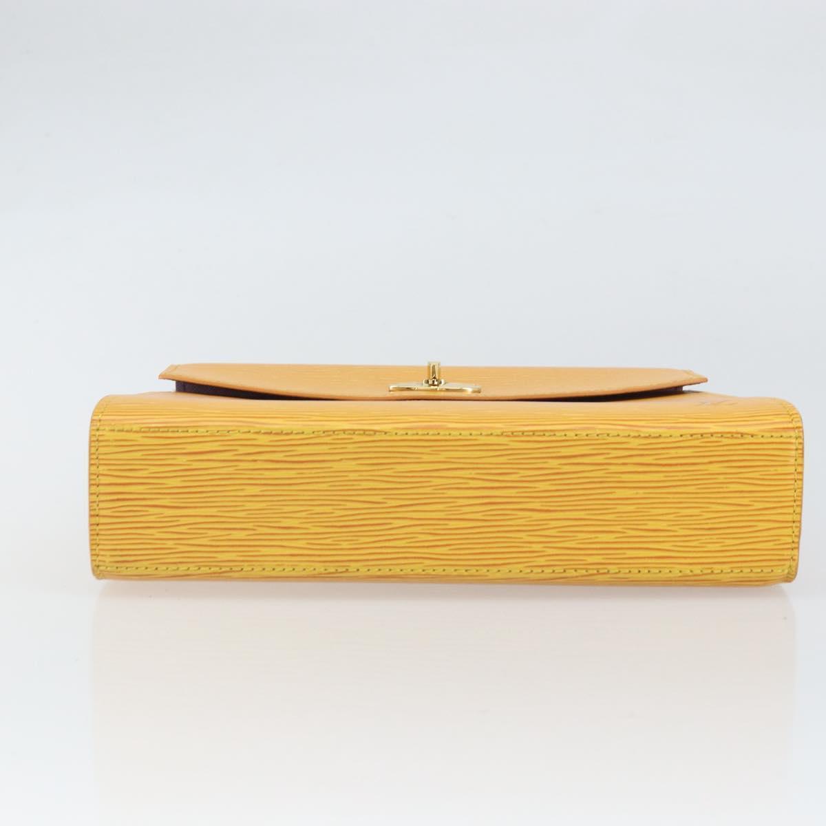 LOUIS VUITTON Epi Malesherbes Bag Tassili Yellow Jonne M52379 LV Auth BA10048