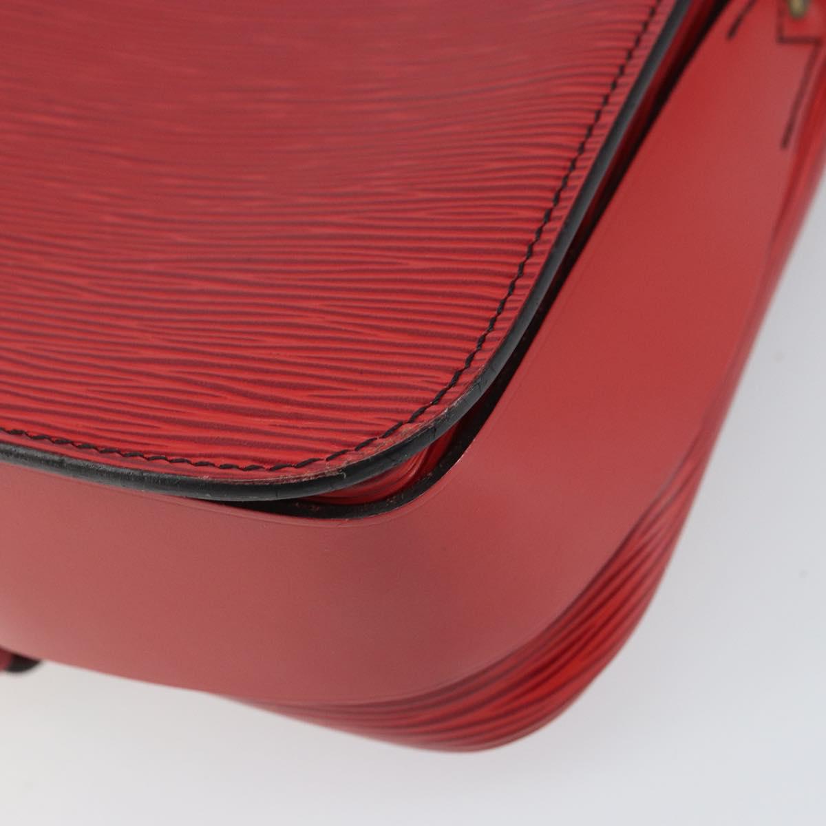 LOUIS VUITTON Epi Cartesier MM Shoulder Bag Red M52247 LV Auth BA10051