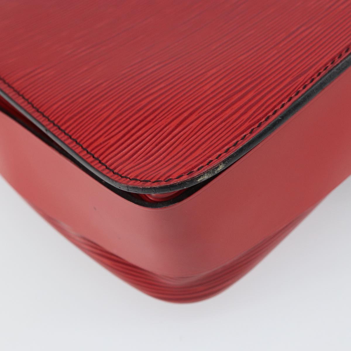 LOUIS VUITTON Epi Cartesier MM Shoulder Bag Red M52247 LV Auth BA10051