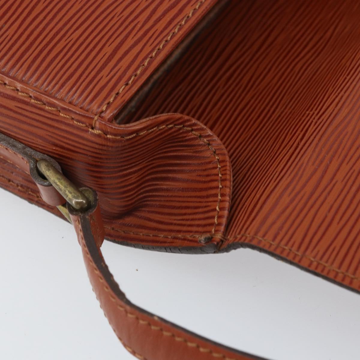 LOUIS VUITTON Epi Saint Cloud PM Shoulder Bag Brown M52213 LV Auth BA10054
