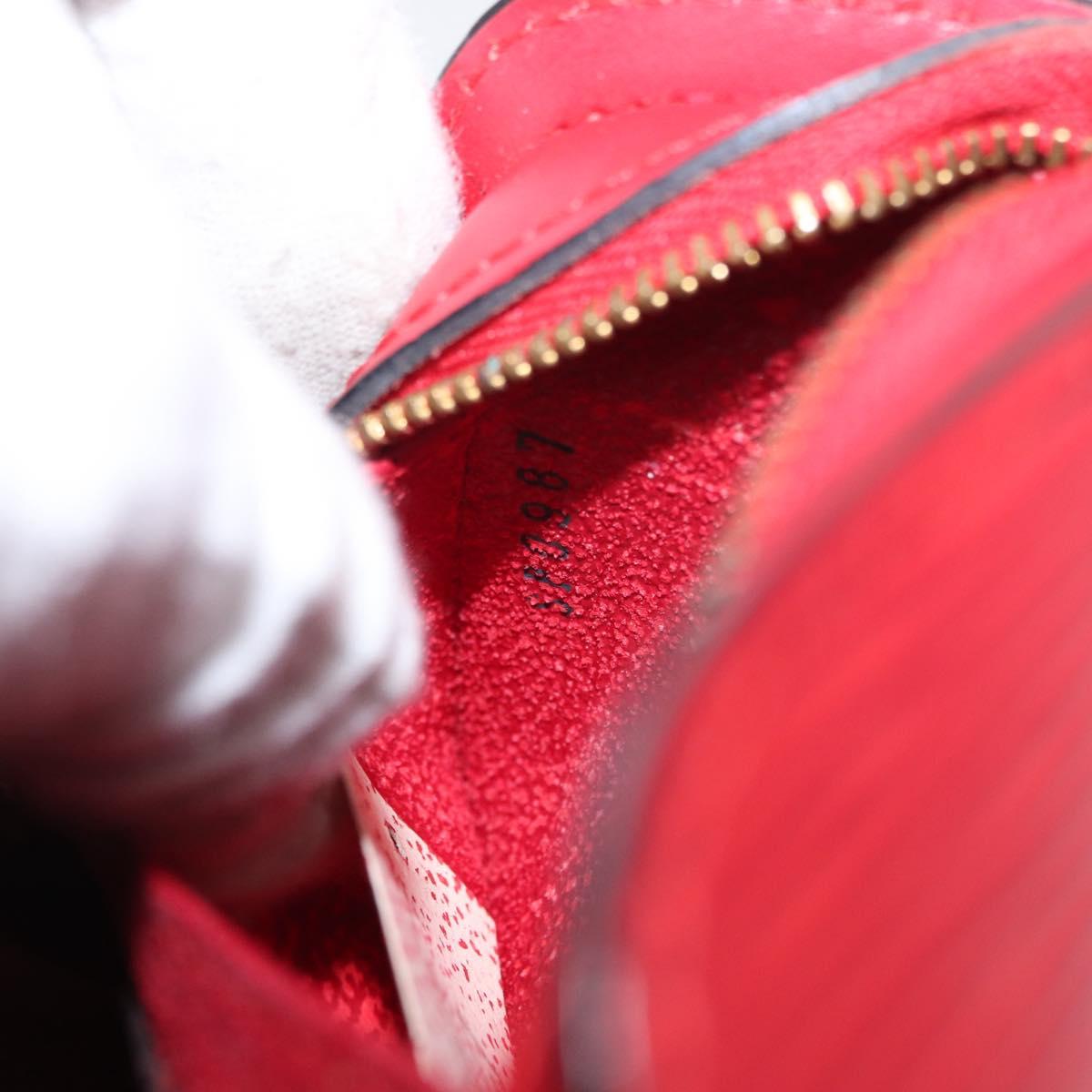 LOUIS VUITTON Epi Dauphine PM Pouch Castilian Red M48447 LV Auth BA10060