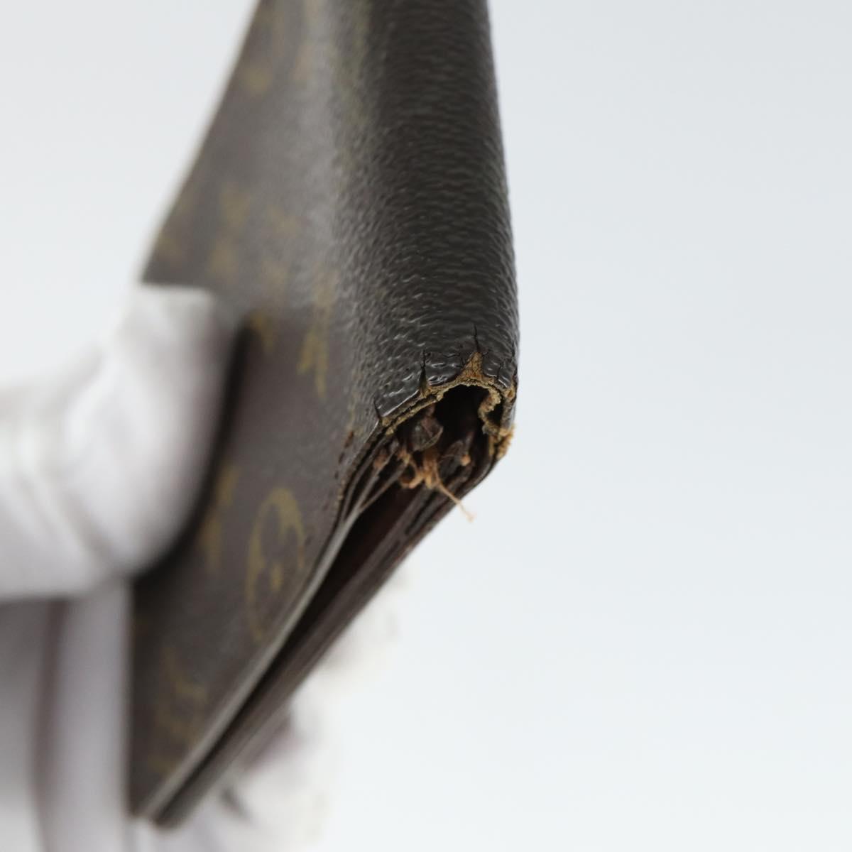 LOUIS VUITTON Monogram Epi Wallet 3 Set Black LV Auth BA10061