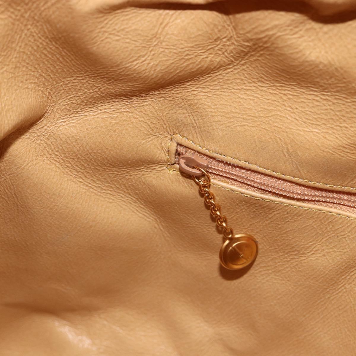 GUCCI Bamboo Shoulder Bag Suede 2way Red Gold 001 1577 2615 Auth BA10066