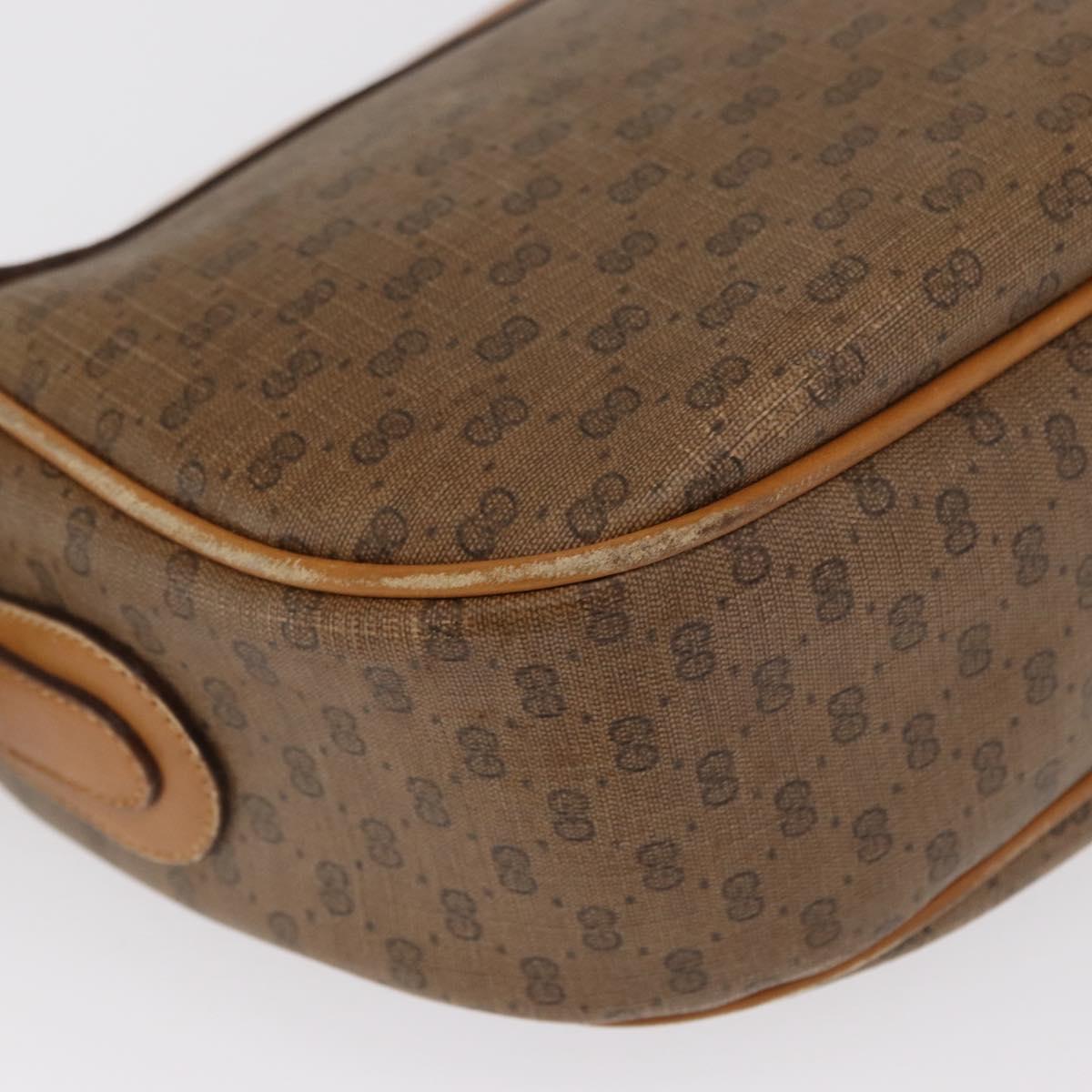 GUCCI Micro GG Supreme Web Sherry Line Bag PVC Beige 001 115 0918 Auth BA10081