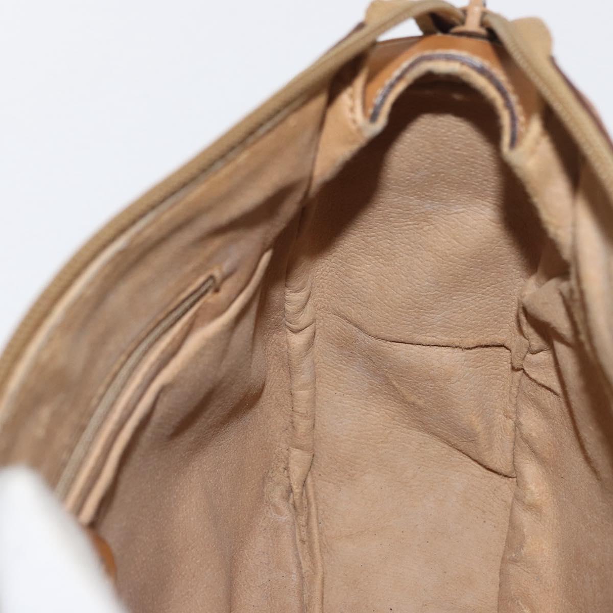 GUCCI Micro GG Supreme Web Sherry Line Bag PVC Beige 001 115 0918 Auth BA10081