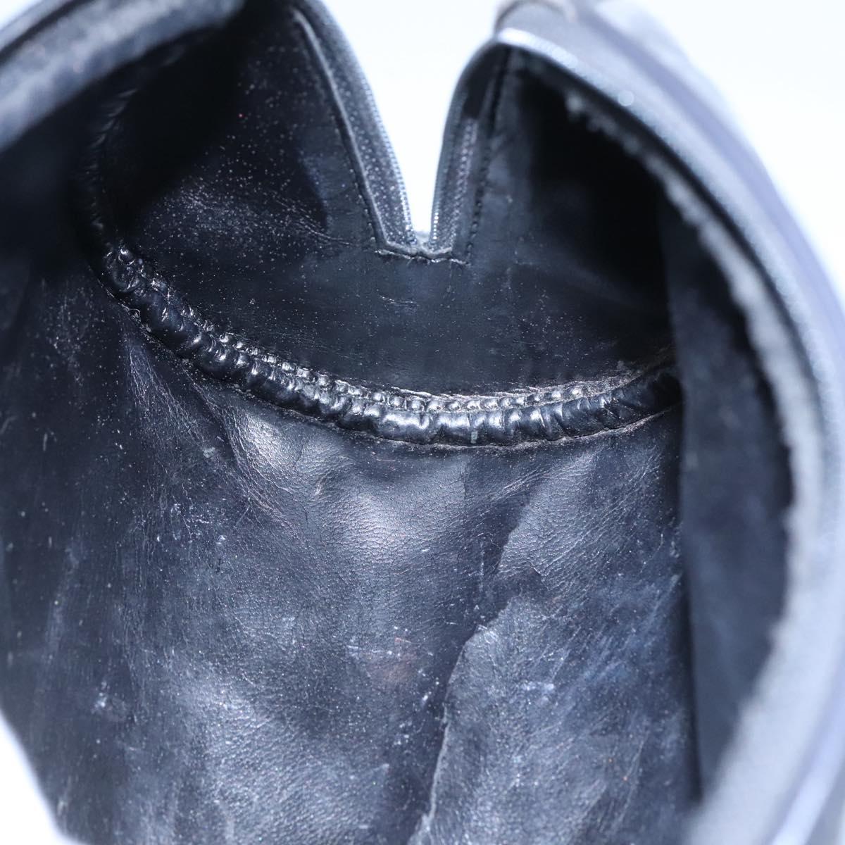 GUCCI Pouch Suede Gray Auth BA1009