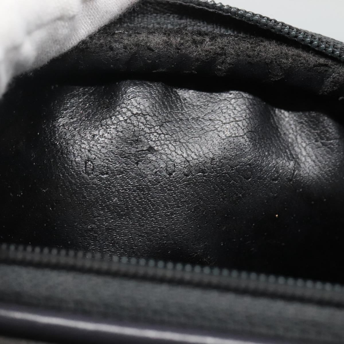 GUCCI Pouch Suede Gray Auth BA1009