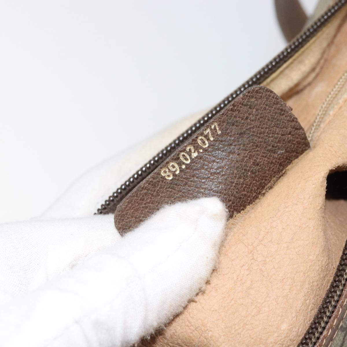 GUCCI GG Supreme Web Sherry Line Bag PVC Beige Gold 89 02 077 Auth BA10130