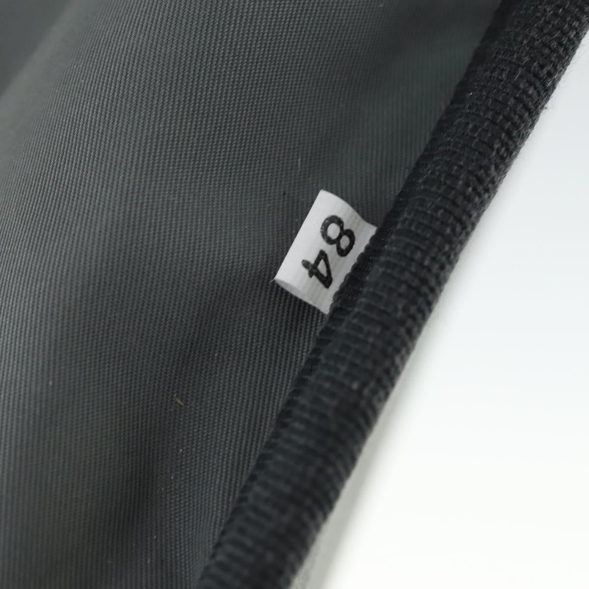 PRADA Backpack Nylon Gray Silver Auth BA10134