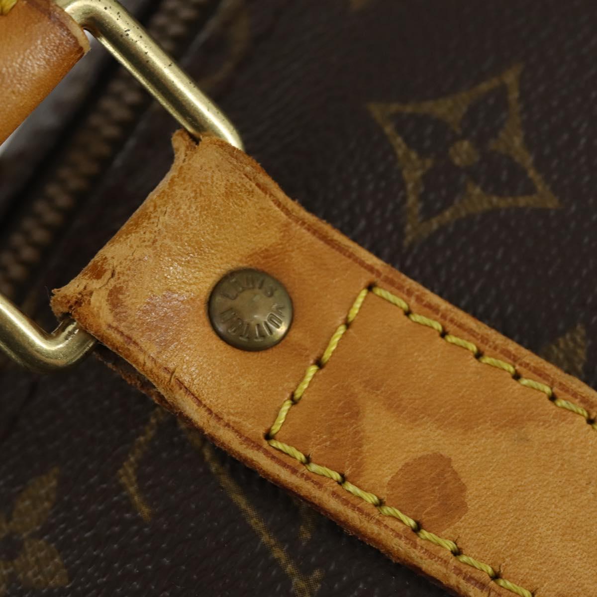 LOUIS VUITTON Monogram Keepall 55 Boston Bag M41424 LV Auth BA10136