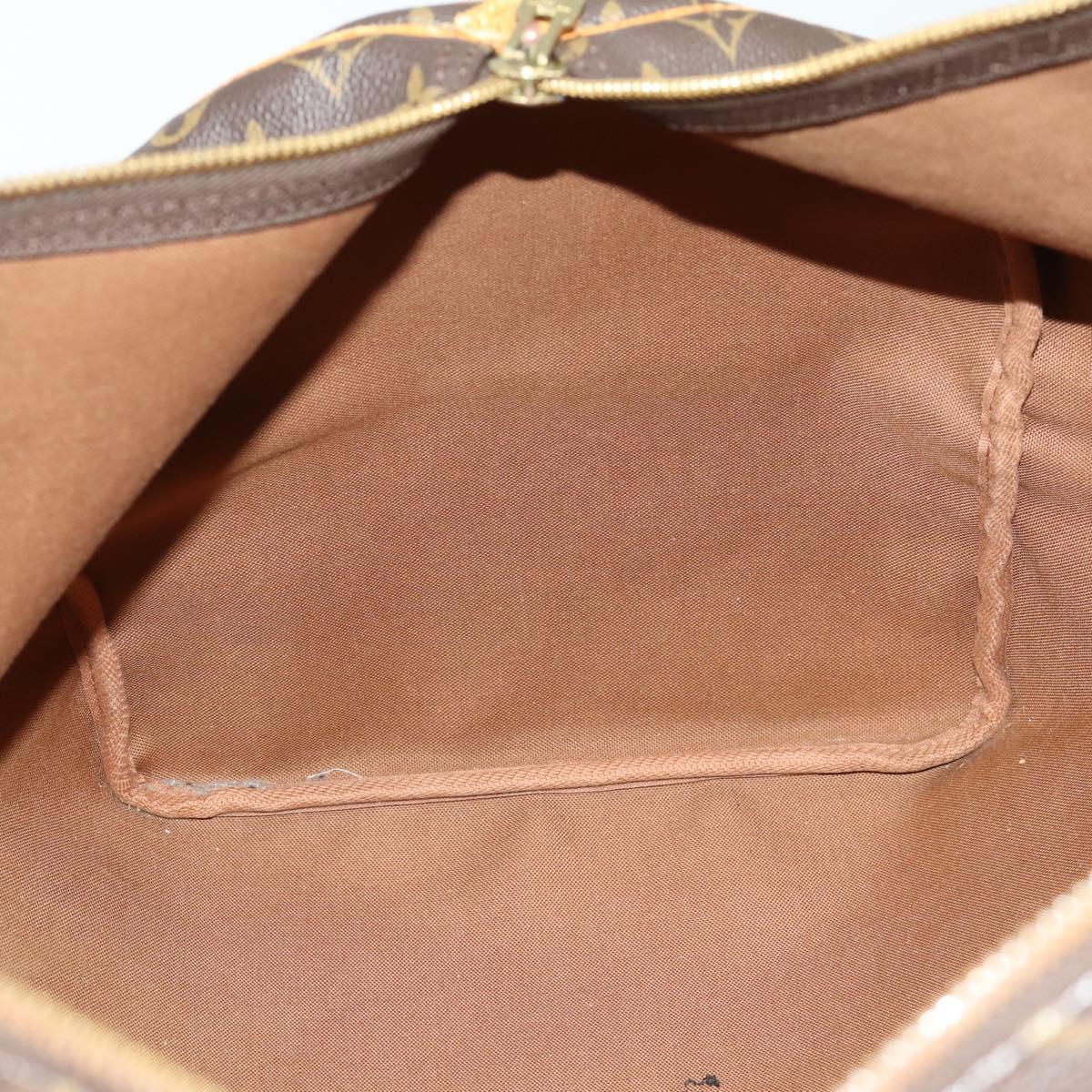 LOUIS VUITTON Monogram Keepall 55 Boston Bag M41424 LV Auth BA10136