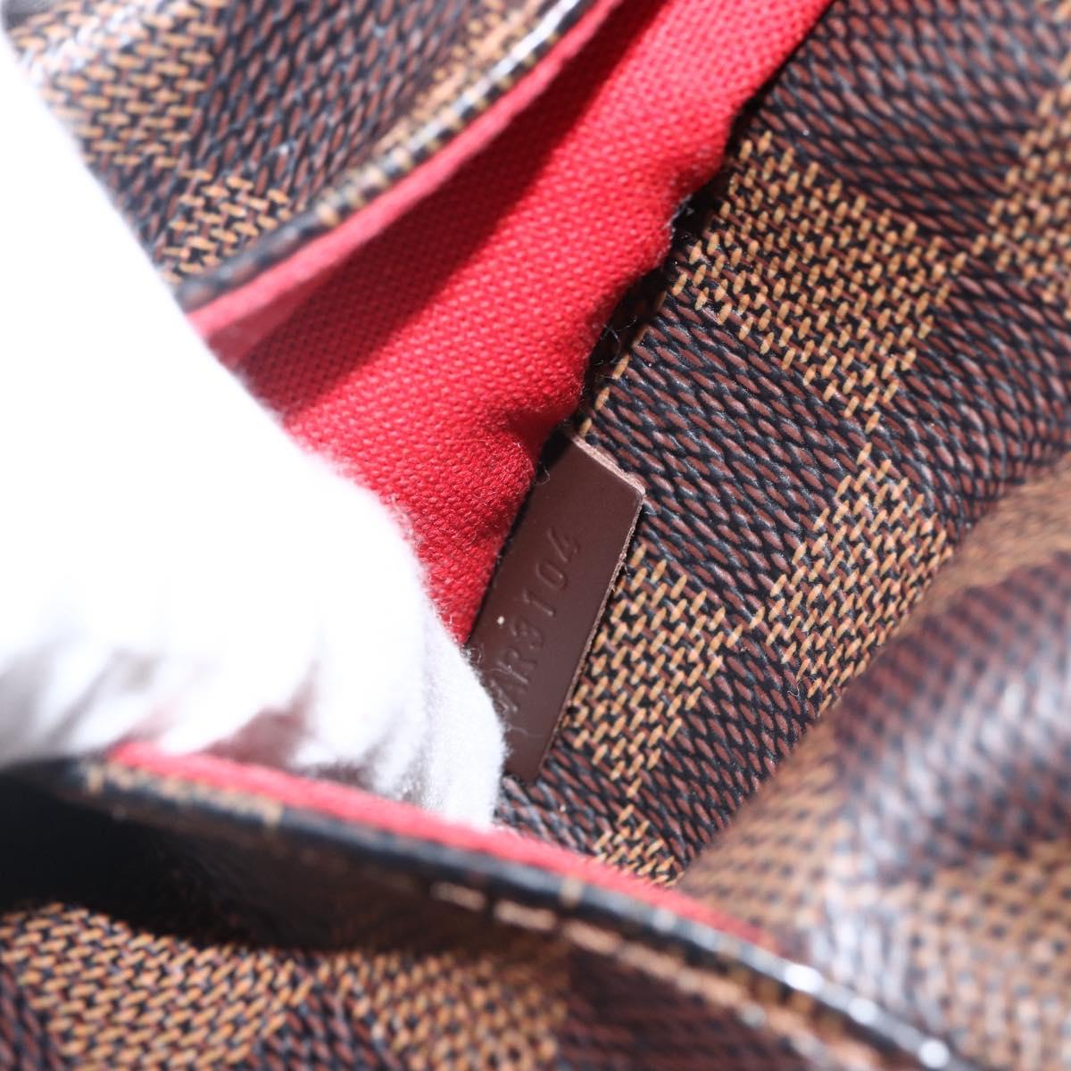 LOUIS VUITTON Damier Ebene Totally MM Hand Bag N41281 LV Auth BA10143