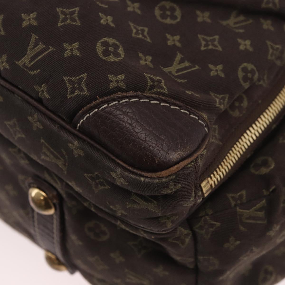 LOUIS VUITTON Monogram Mini Lin Sac Arange Bag Ebene M95221 LV Auth BA10144