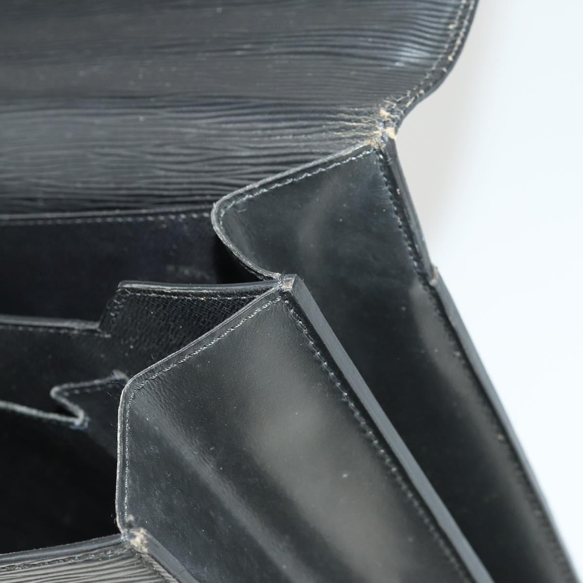 LOUIS VUITTON Epi Serviette Conseiller Briefcase Black M54422 LV Auth BA10153