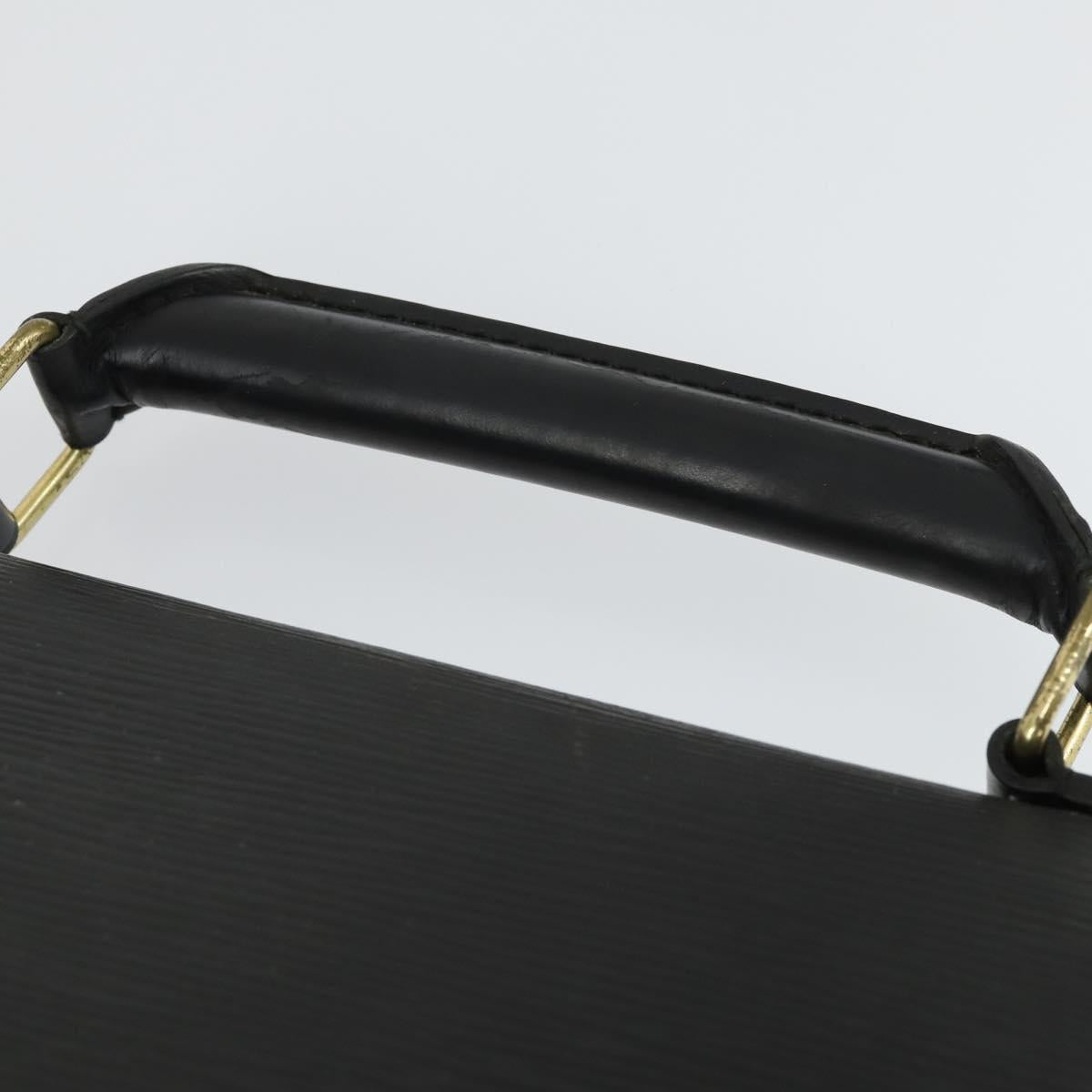 LOUIS VUITTON Epi Serviette Conseiller Briefcase Black M54422 LV Auth BA10153
