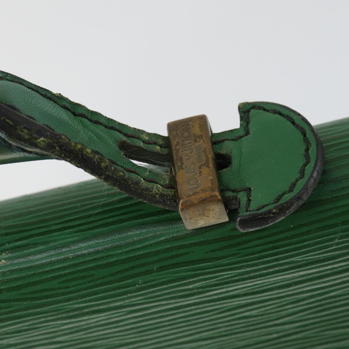 LOUIS VUITTON Epi Serviette Conseiller Vintage Green M54424 LV Auth BA10154