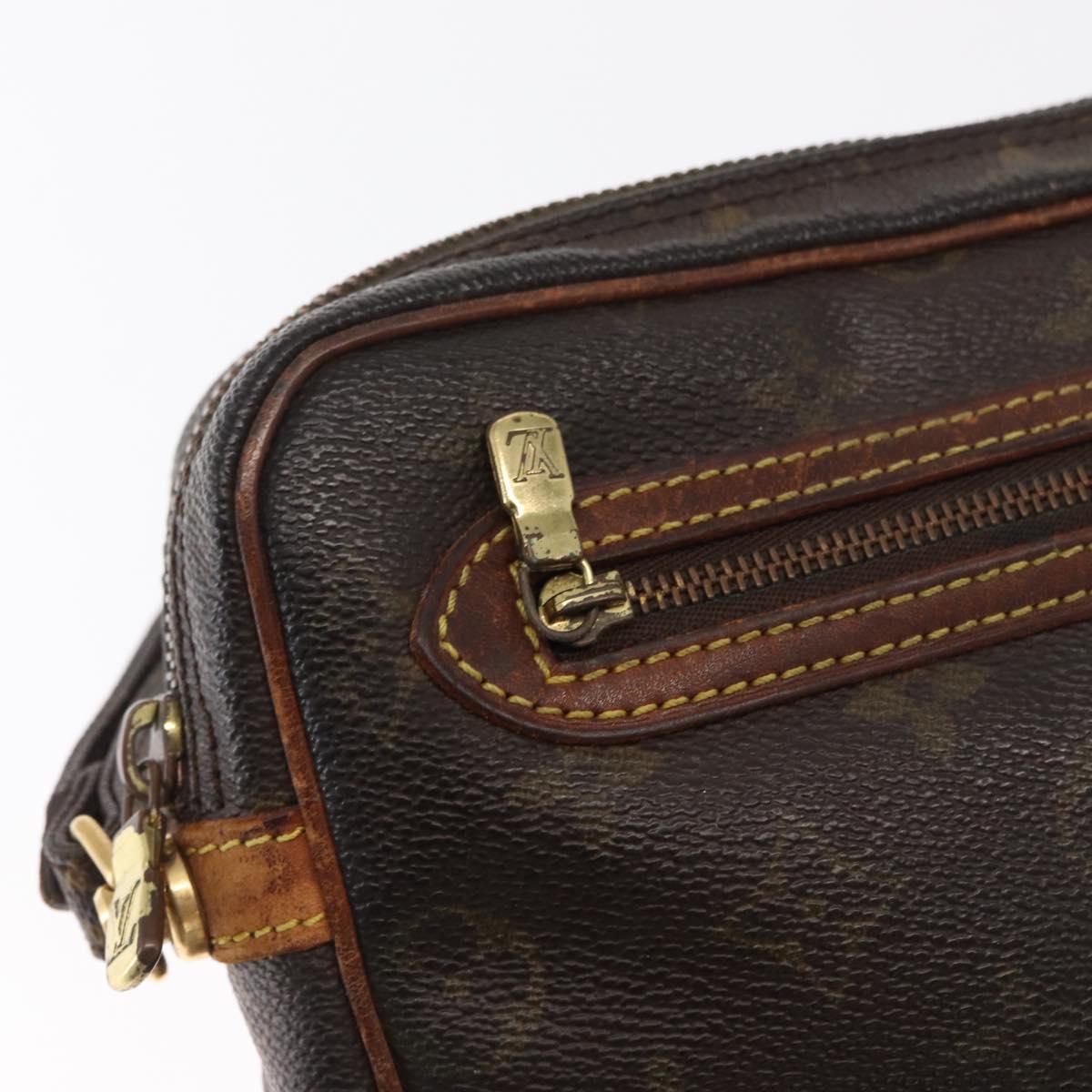 LOUIS VUITTON Monogram Marly Dragonne GM Clutch Bag M51825 LV Auth BA10159