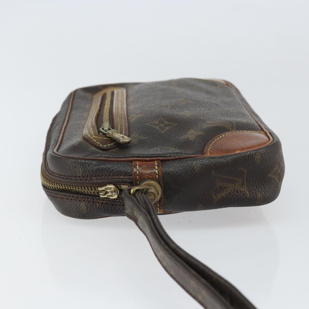 LOUIS VUITTON Monogram Marly Dragonne GM Clutch Bag M51825 LV Auth BA10160