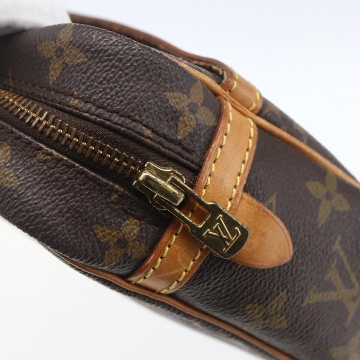 LOUIS VUITTON Monogram Compiegne 23 Clutch Bag M51847 LV Auth BA10164