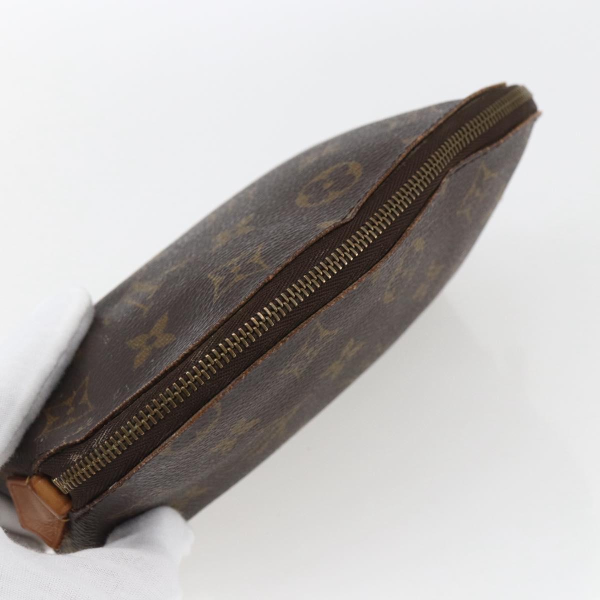 LOUIS VUITTON Monogram Pochette Cosmetic PM Cosmetic Pouch M47515 Auth BA10170
