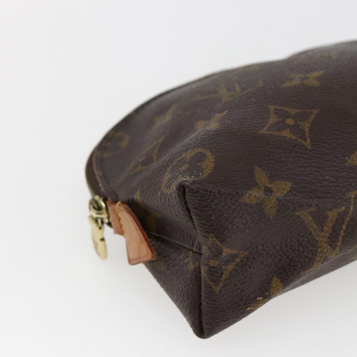 LOUIS VUITTON Monogram Pochette Cosmetic PM Cosmetic Pouch M47515 Auth BA10170