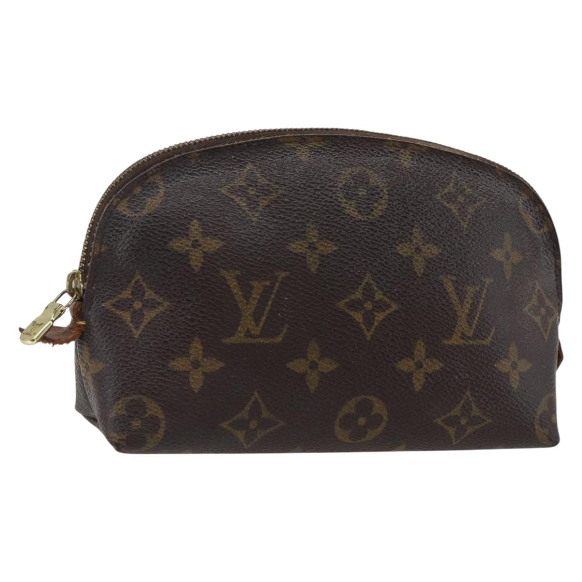 LOUIS VUITTON Monogram Pochette Cosmetic PM Cosmetic Pouch M47515 Auth BA10171